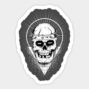 Bull Skull Sticker